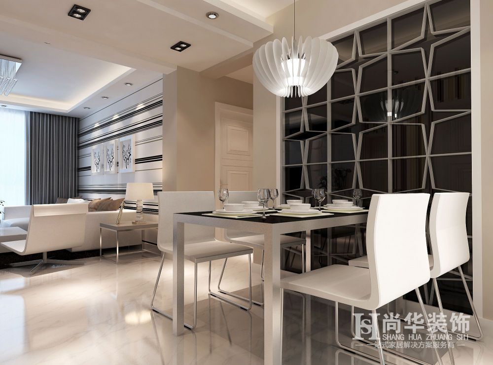 抚顺装修案例抚顺装修效果图|卧龙湾|现代风格